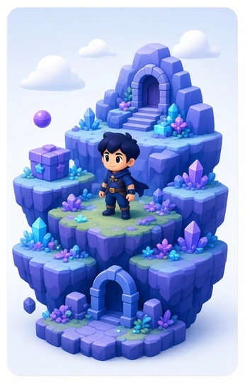 Оригинальная версия игры: нейтральный игровой мир и его герой